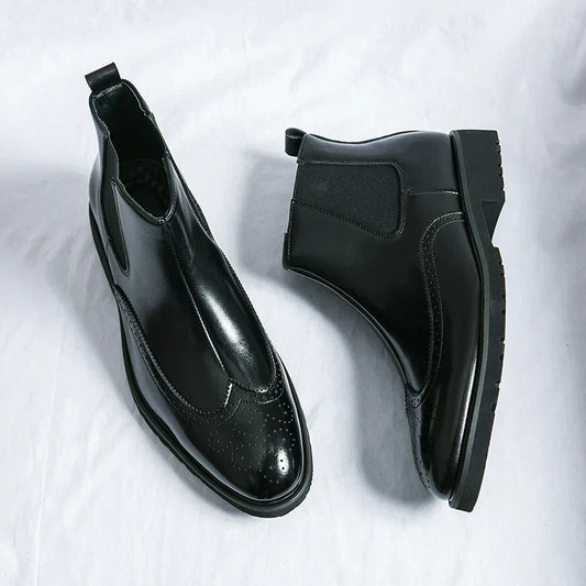 Dwight | Bottes Chelsea en simili cuir