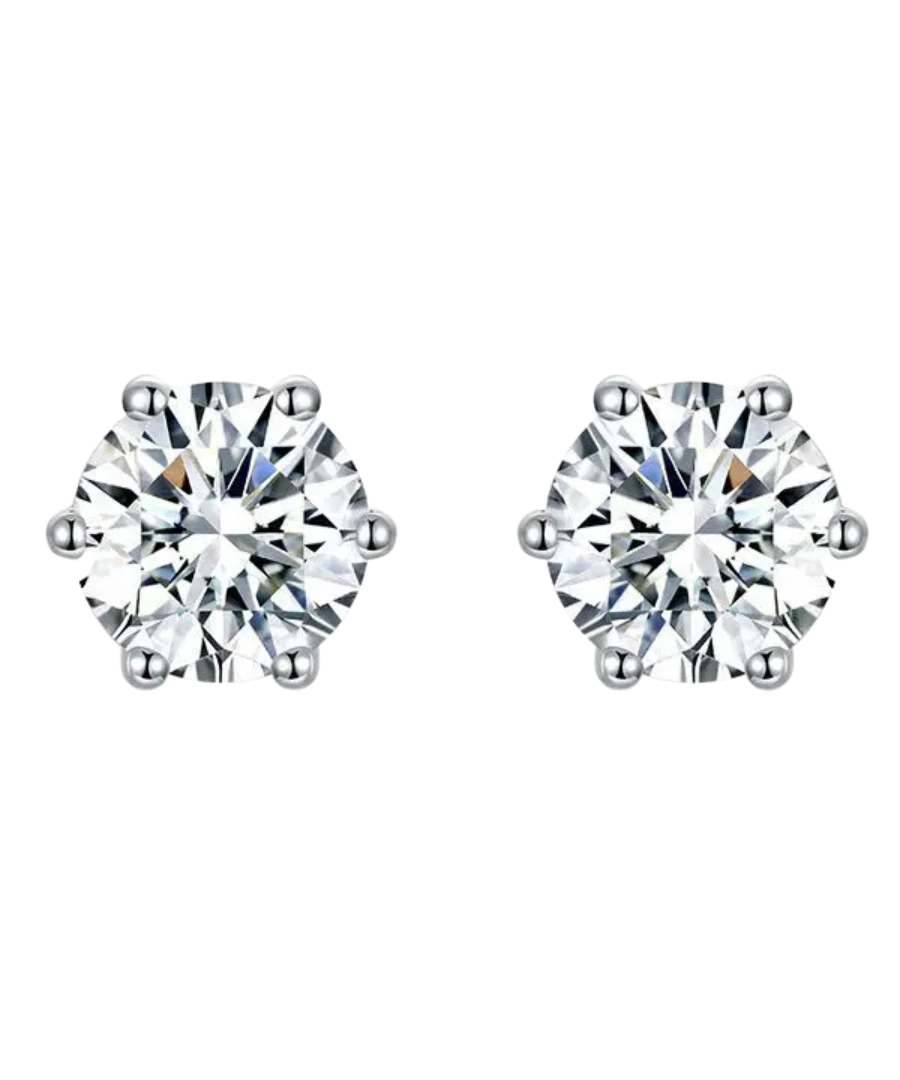 Boucles d’oreilles Destinee | Or blanc