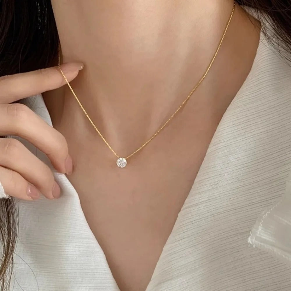 Collier Moissanite Cléa