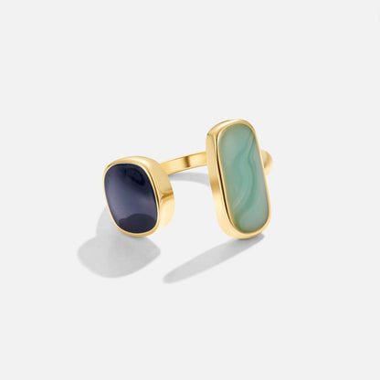 Bague avec Aigue-Marine