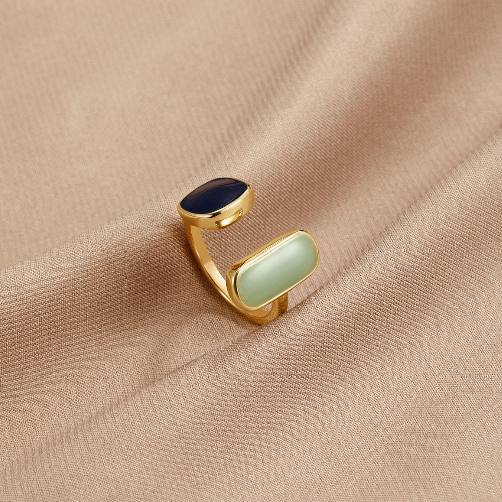 Bague avec Aigue-Marine