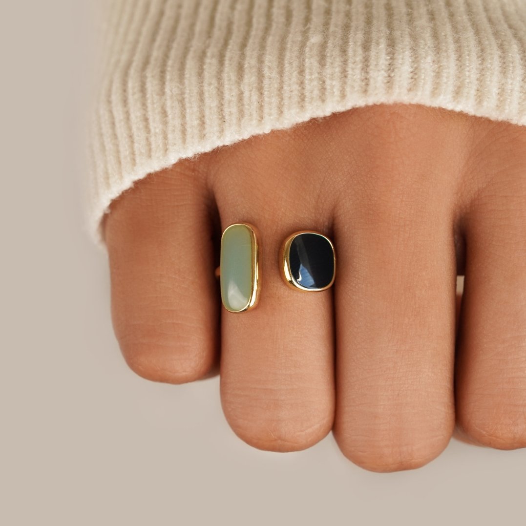 Bague avec Aigue-Marine