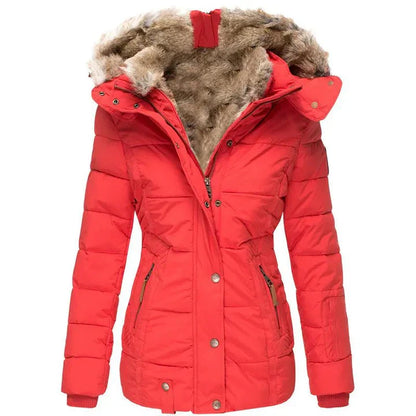 Lima™ | Manteau d'Hiver Élégant avec Capuche en Fourrure Amovible