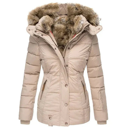 Lima™ | Manteau d'Hiver Élégant avec Capuche en Fourrure Amovible