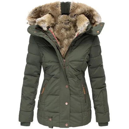 Lima™ | Manteau d'Hiver Élégant avec Capuche en Fourrure Amovible