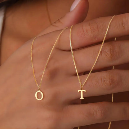 Collier avec Initiales de Lettre d'Amour