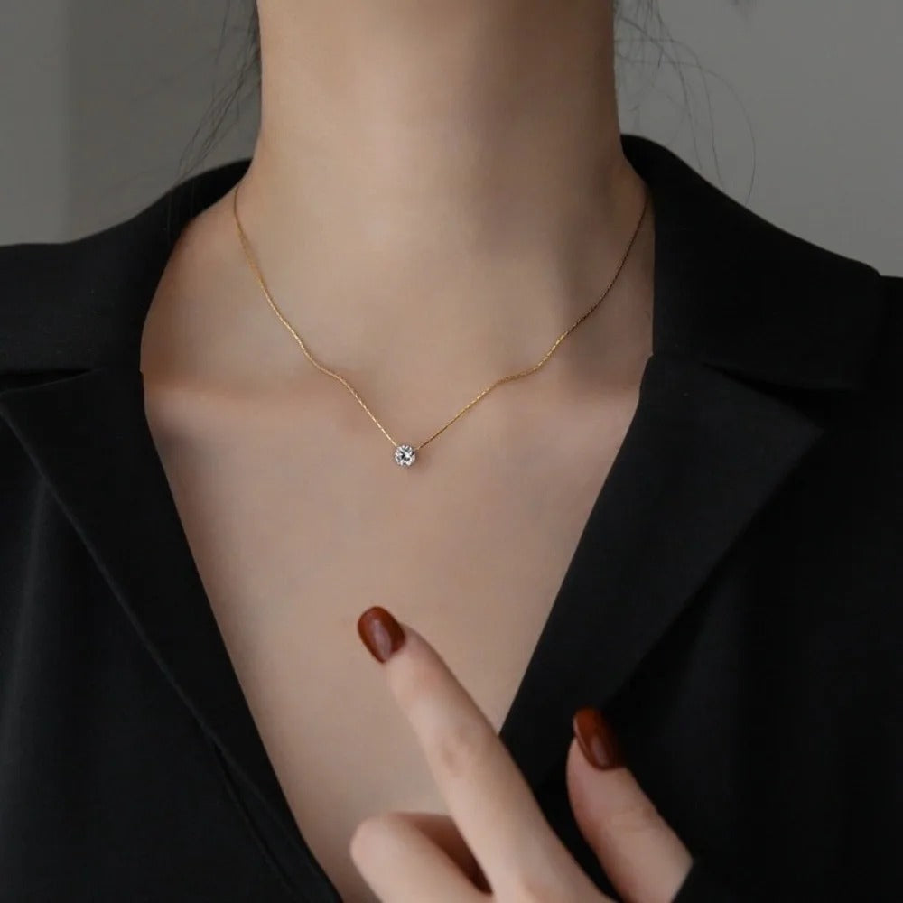 Collier Moissanite Cléa