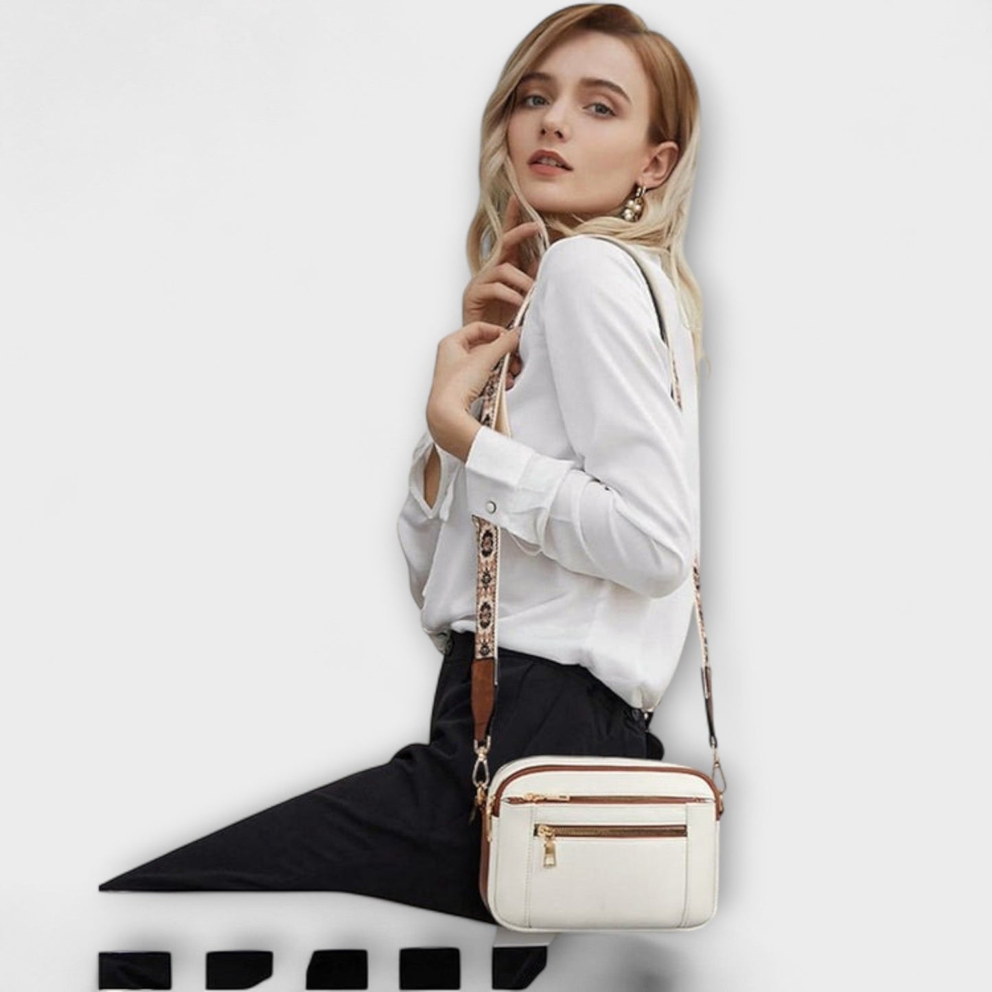 Ledo™ | Sac à bandoulière en cuir élégant