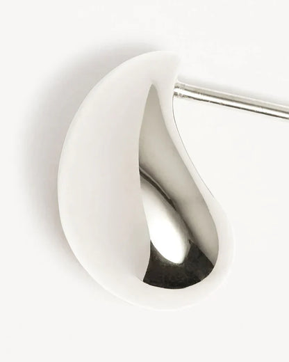 Boucles d’oreilles Mato Drop | Or blanc
