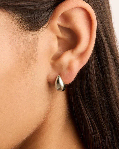 Boucles d’oreilles Mato Drop | Or blanc