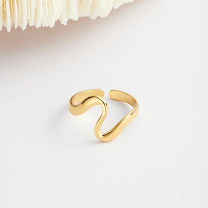 Bague Vague Dorée