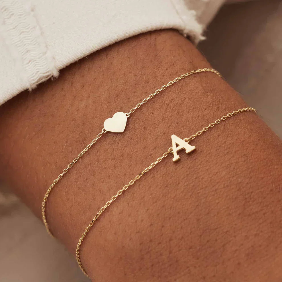Bracelet initial Vita Signa | Or
