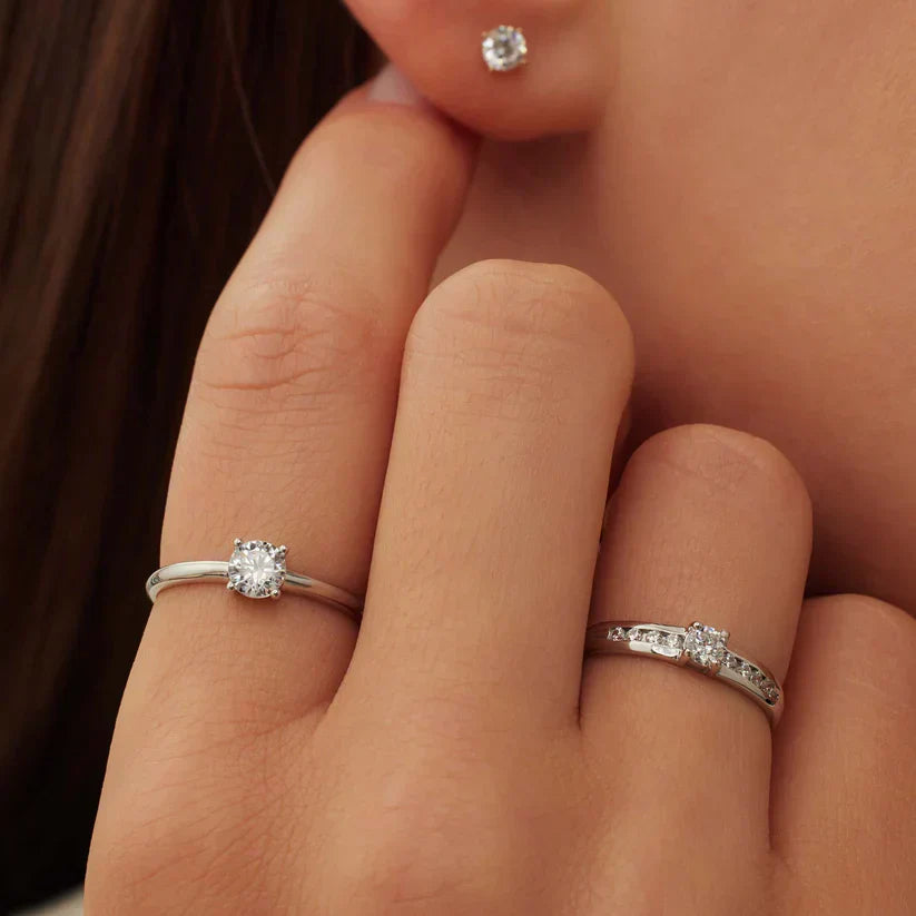 Bague Mira Castelle | Or blanc