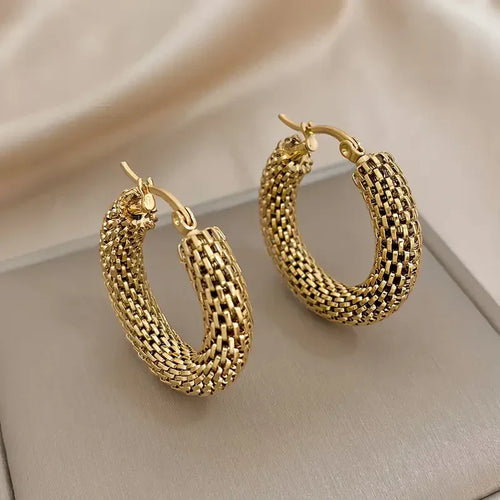 Boucles d’oreilles Golden Tide Hoop | Or