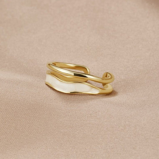 Bague Superposée Sahara Dorée