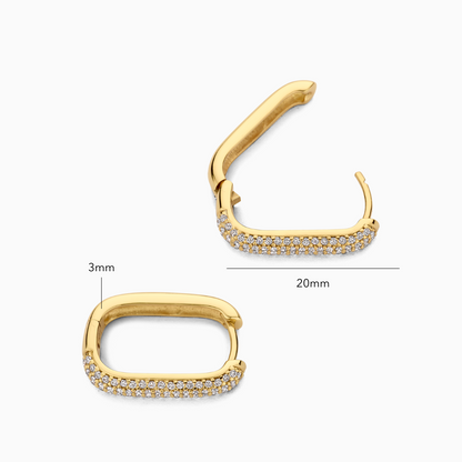 Boucles d'oreilles Pavé Icon