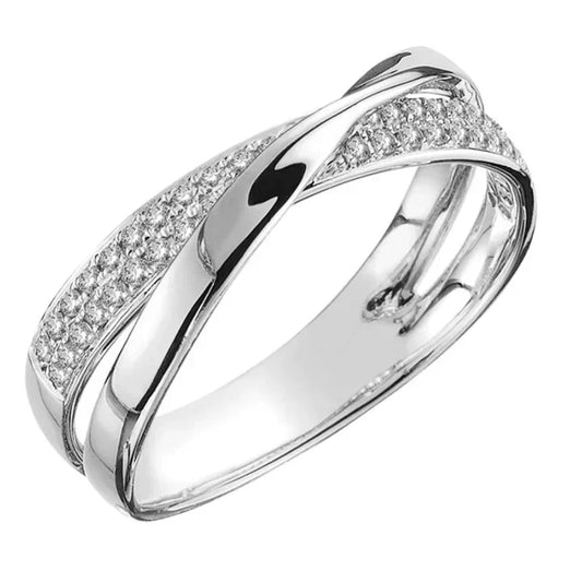Bague Aelira Solene | Or blanc