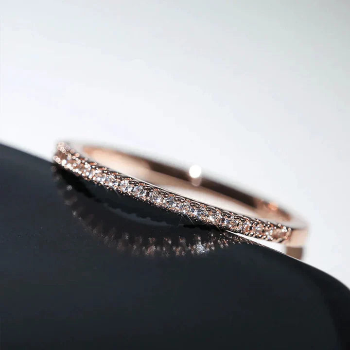 Bague Palmina Verdalis | Or blanc