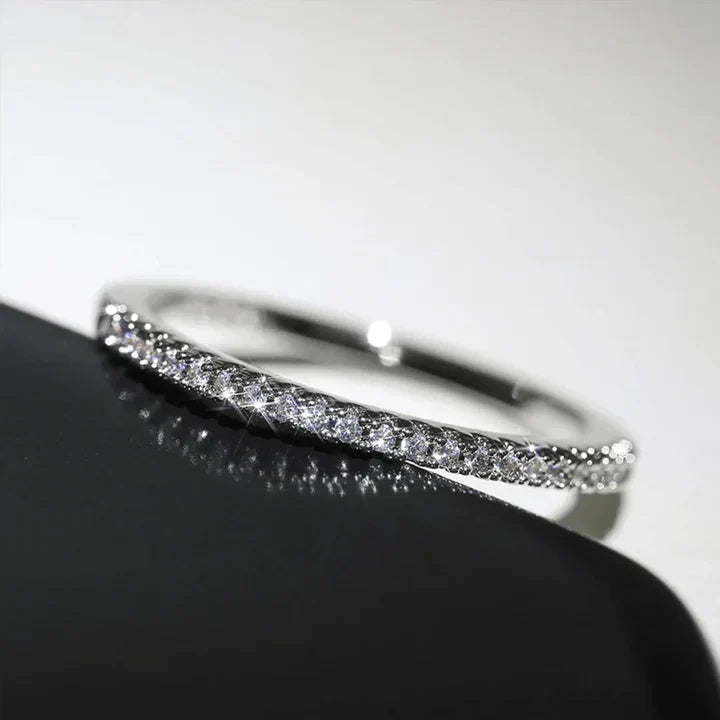 Bague Palmina Verdalis | Or blanc