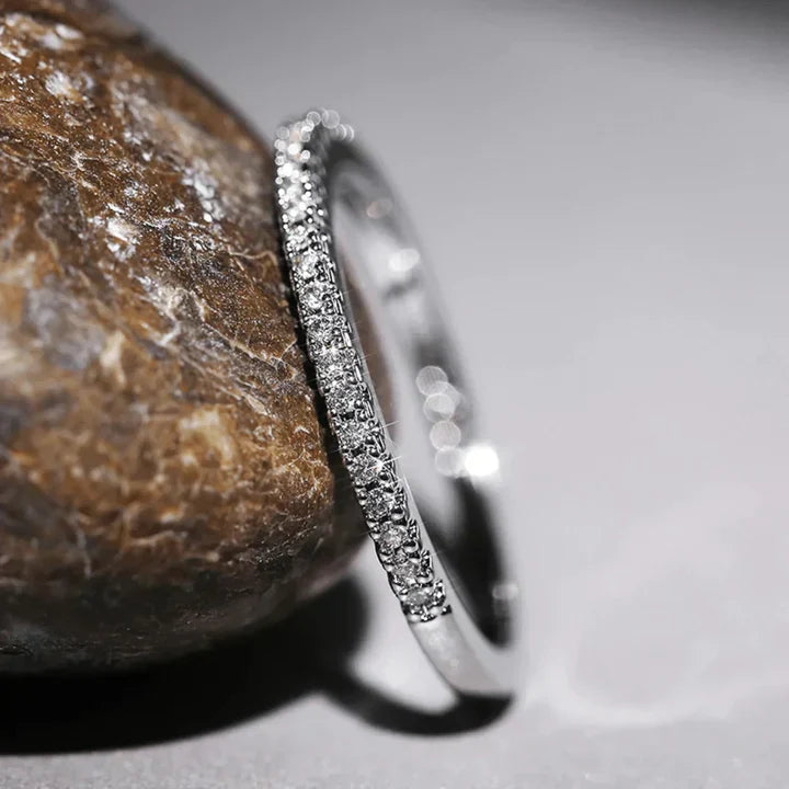 Bague Palmina Verdalis | Or blanc