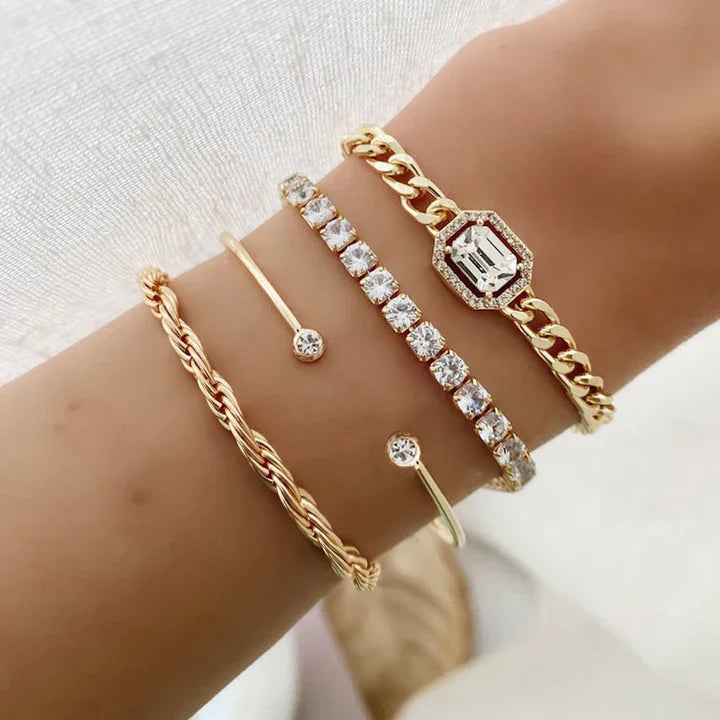 Ensemble bracelet Domitia Calvina | Or