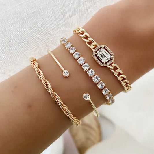 Ensemble bracelet Domitia Calvina | Or